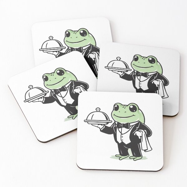 Item preview, A Cute Butler Frog designed and sold by DWorriBHappi.