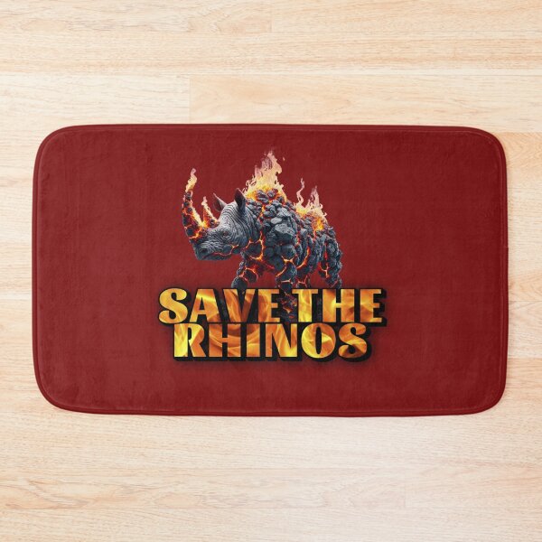Item preview, Save the Rhinos (with a fiery passion) designed and sold by figandroseco.