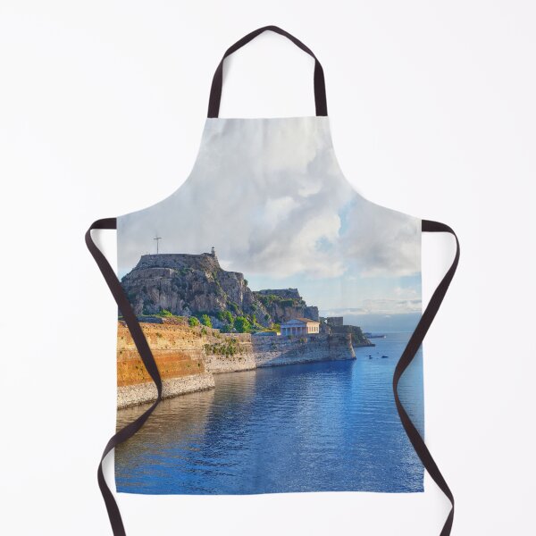 Item preview, Corfu Greece Old Fortress with Saint George Church designed and sold by Adam Gormley.