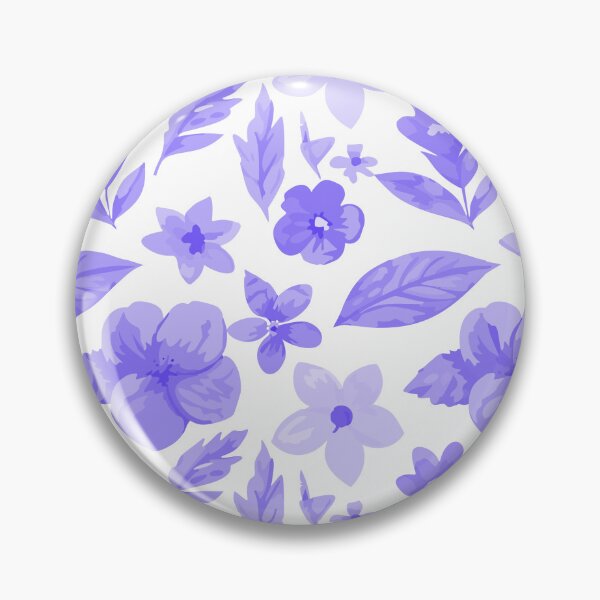 Item preview, Blue And White Floral English Pattern  designed and sold by WanderlustCoCo.