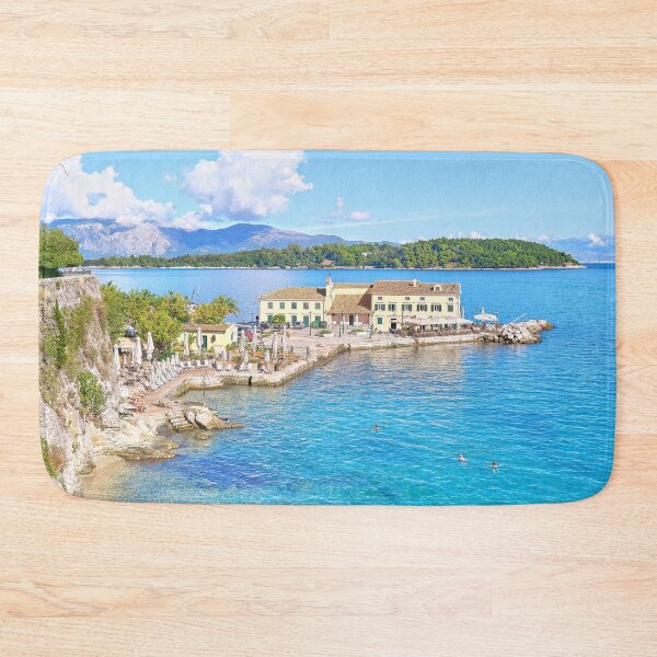 Item preview, Faliraki Bathing Beach Corfu Greece Stunning Day designed and sold by Adam Gormley.