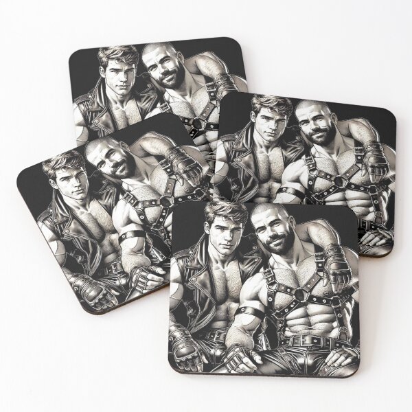 Artikelvorschau, Gay Leather Daddies Brasilianische Bruderschaft Leder Pride Grafikdesign entworfen und verkauft von ItsAKinkThing.
