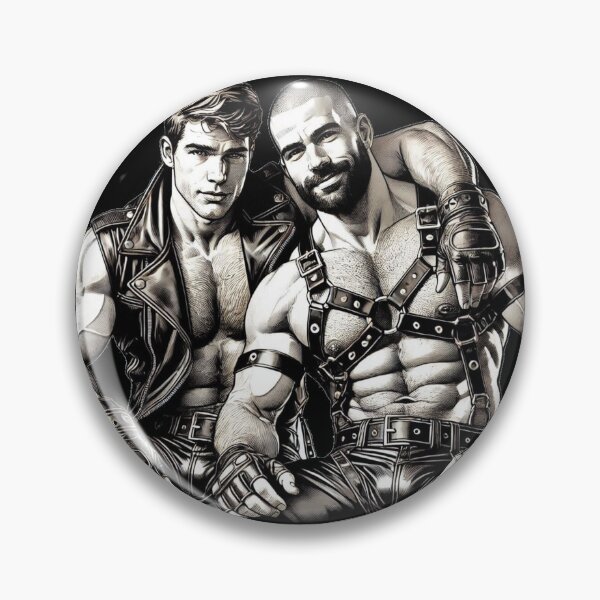 Artikelvorschau, Gay Leather Daddies Brasilianische Bruderschaft Leder Pride Grafikdesign entworfen und verkauft von ItsAKinkThing.