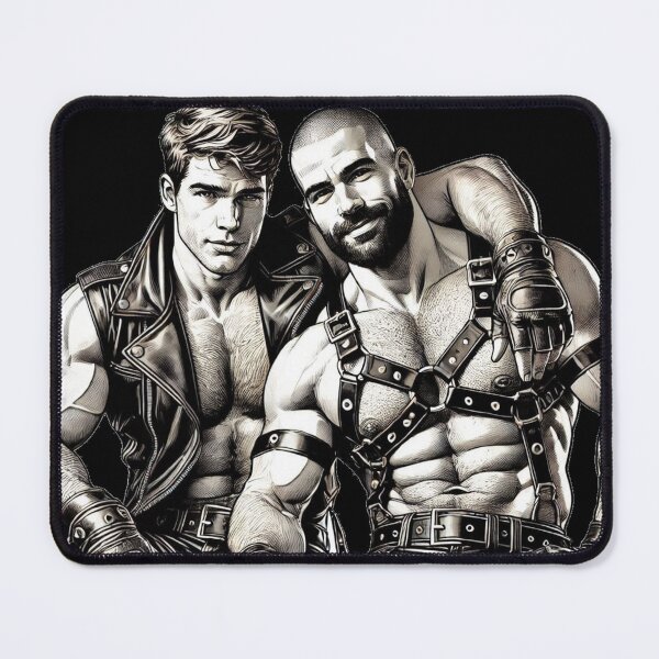 Artikelvorschau, Gay Leather Daddies Brasilianische Bruderschaft Leder Pride Grafikdesign entworfen und verkauft von ItsAKinkThing.