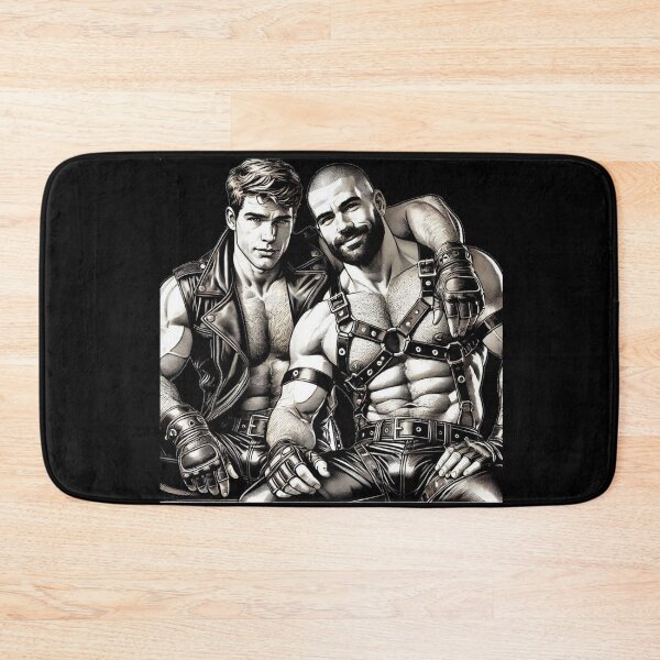 Artikelvorschau, Gay Leather Daddies Brasilianische Bruderschaft Leder Pride Grafikdesign entworfen und verkauft von ItsAKinkThing.
