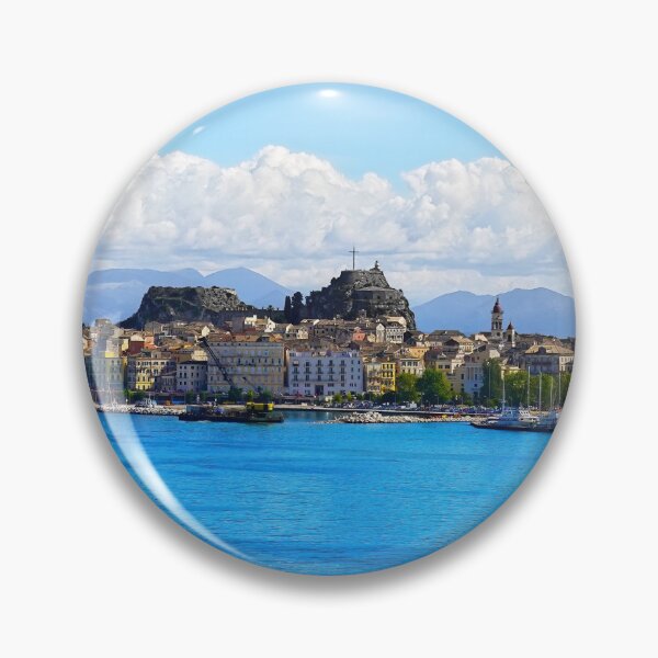 Item preview, Corfu Greece Old Town Fortress Perfect Day designed and sold by Adam Gormley.