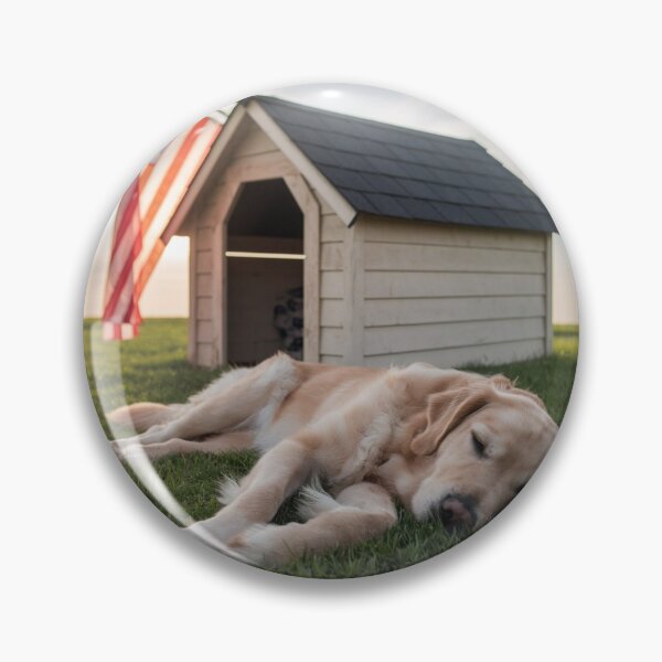 Item preview, Golden Retriever Patriota americano designed and sold by KingOfDogs.