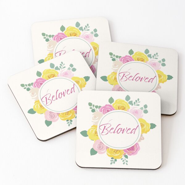 Item preview, Beloved in Bloom: Romantic Christian Quote Design designed and sold by CrossCrafted.