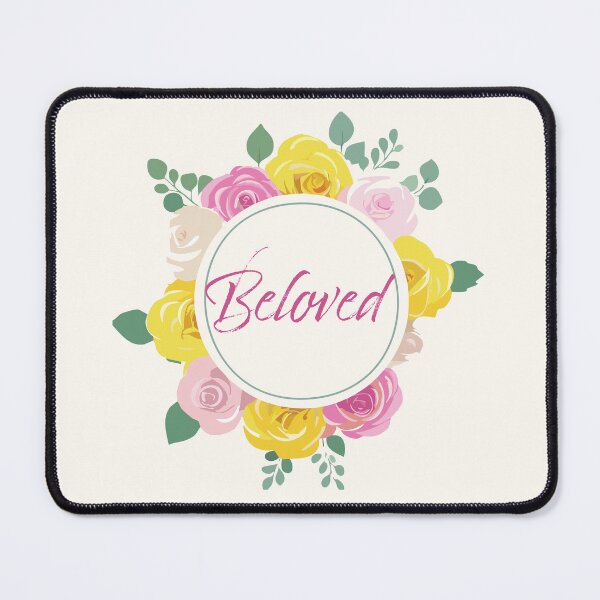 Item preview, Beloved in Bloom: Romantic Christian Quote Design designed and sold by CrossCrafted.