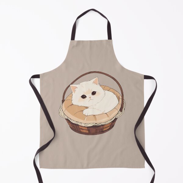 Item preview, Cute Persian cat in a basket designed and sold by PawPurfect.
