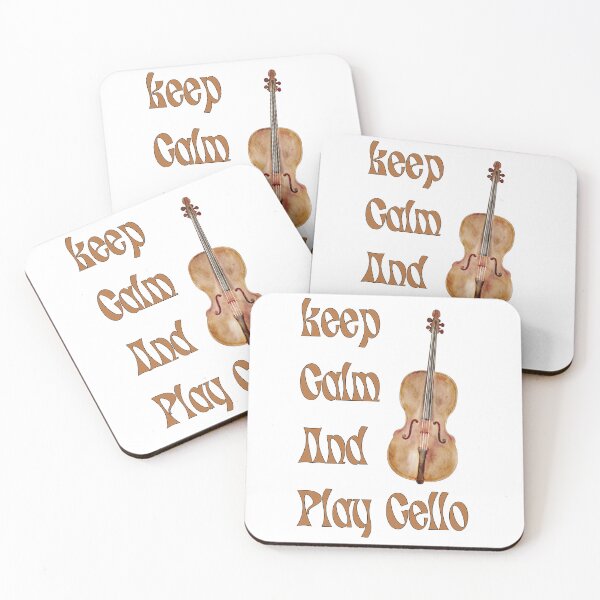 Item preview, Keep Calm and Play Cello Music Lover designed and sold by SlocifieShop.