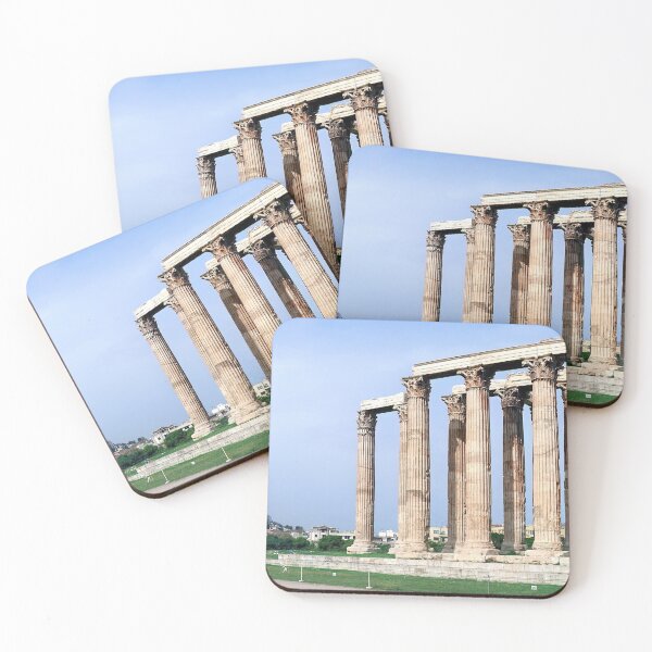 Item preview, Temple of Zues - Athens with Acropolis Perfect Day designed and sold by Adam Gormley.