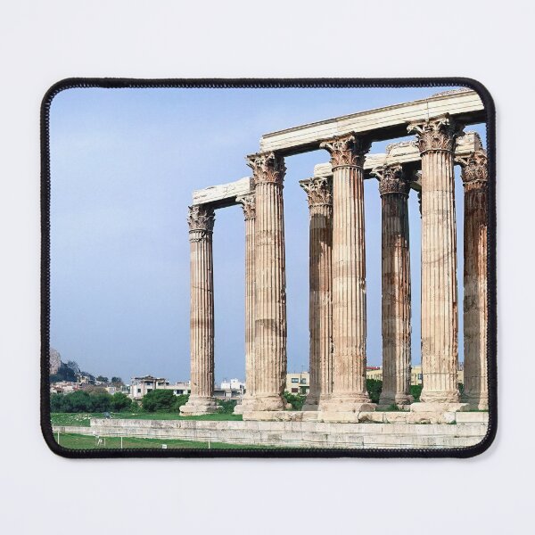 Item preview, Temple of Zues - Athens with Acropolis Perfect Day designed and sold by Adam Gormley.
