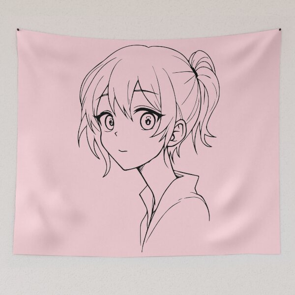 Item preview, One line art anime designed and sold by Onelineartt.