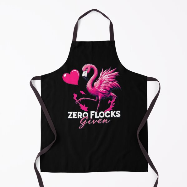 Item preview, Zero Flocks Given Flamingo - Funny Valentine's Day Design by LaLi Designs designed and sold by LaLi-Designs.