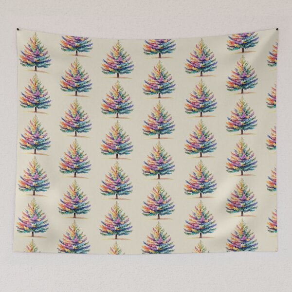 Item preview, Colorful pine tree designed and sold by ArtOfDreams9.