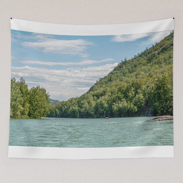 Item preview, Rafting en el río de montaña designed and sold by PixelBirch.