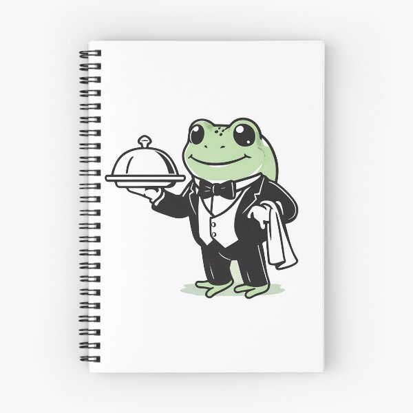 Item preview, A Cute Butler Frog designed and sold by DWorriBHappi.
