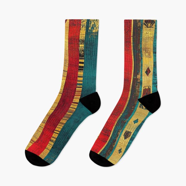 Item preview, Epic Moroccan Style Turquoise Red Gold Gilded Stripes  designed and sold by GrinGalore.