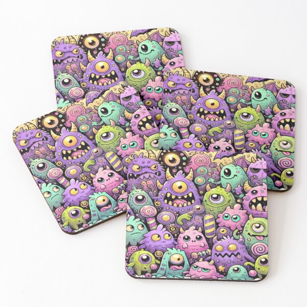 Item preview, Chaotic, Colorful Monster Doodle Reloaded Premium Trendy Best Gift designed and sold by Imaginarium of Chaos falcon88 .