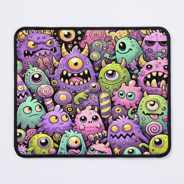 Item preview, Chaotic, Colorful Monster Doodle Reloaded Premium Trendy Best Gift designed and sold by Imaginarium of Chaos falcon88 .