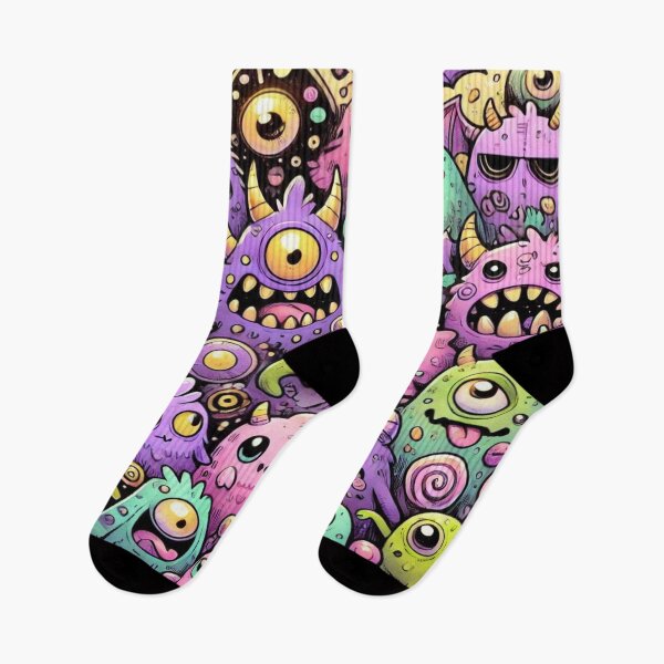 Item preview, Chaotic, Colorful Monster Doodle Reloaded Premium Trendy Best Gift designed and sold by Imaginarium of Chaos falcon88 .