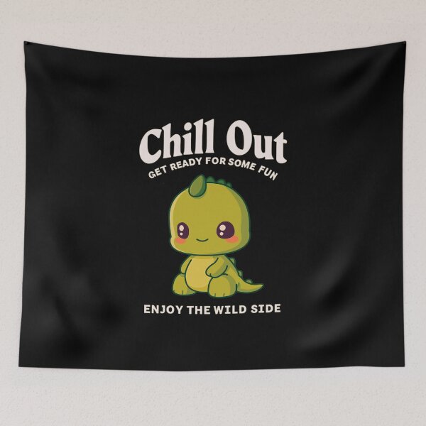 Item preview, Chill Out and Embrace the Wild Side - Fun Adventure Vibes designed and sold by Colorful-Garden.