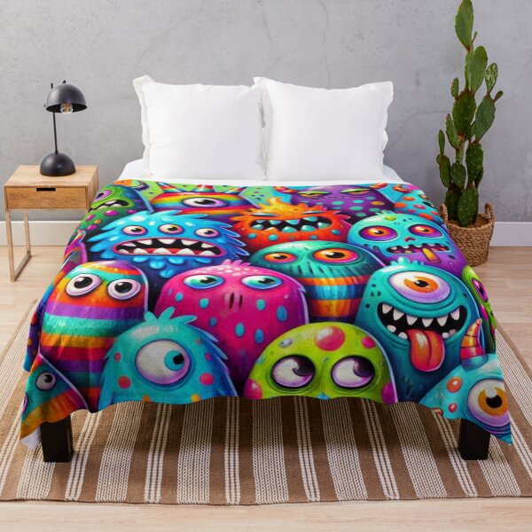 Item preview, Vibrant Group of Quirky Monsters Reloaded Premium Trendy Best Gift designed and sold by Imaginarium of Chaos falcon88 .