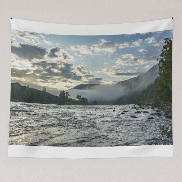 Item preview, Misty River at Sunrise designed and sold by PixelBirch.