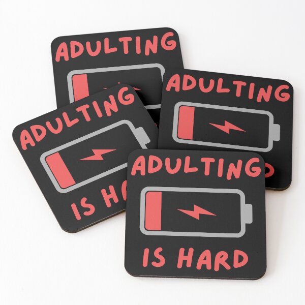Item preview, Adulting is hard designed and sold by Rocklights.