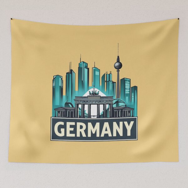 Item preview, Stylized Germany Landmarks designed and sold by Aise06.