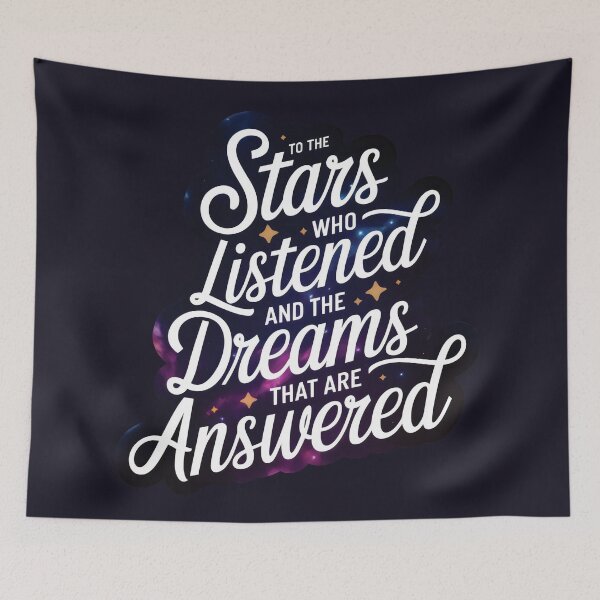 Item preview, To The Stars Who Listen And The Dreams That Are Answered designed and sold by samah82.