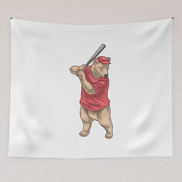 Item preview, Bear Baseball Baseball bat designed and sold by Snabdesign84.