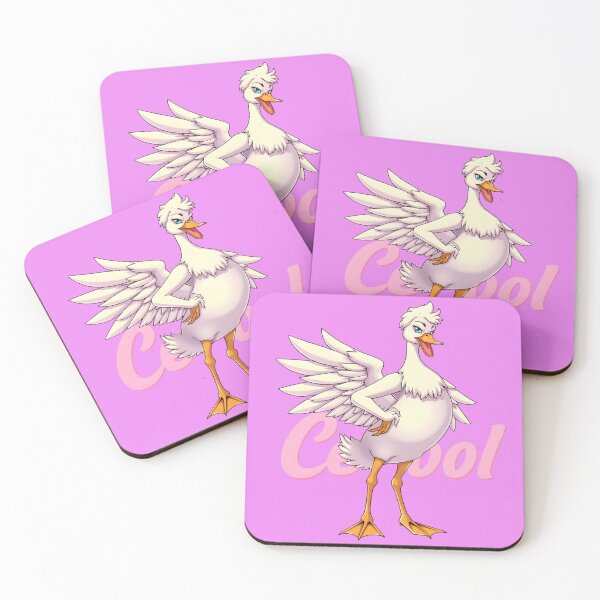 Item preview, female duck with the word be cool designed and sold by medo306090.