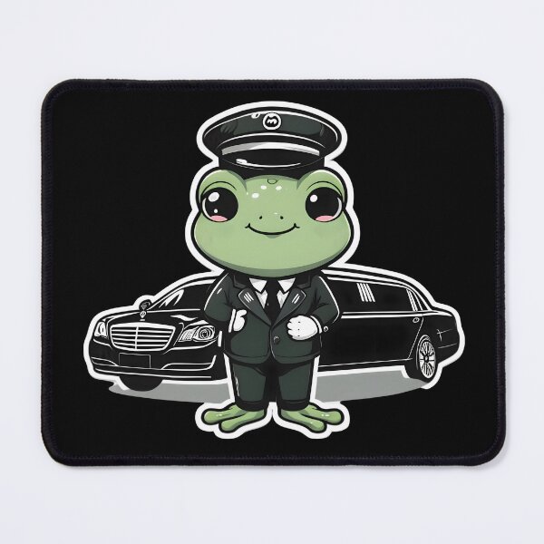 Item preview, A Cute Chauffeur Frog designed and sold by DWorriBHappi.