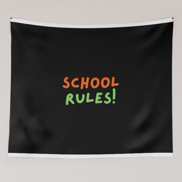 Item preview, School rules designed and sold by MPDesign84.