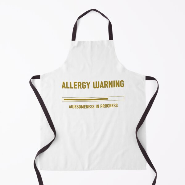 Item preview, Allergy Warning: Awesomeness in Progress, Unique designed and sold by villacreativa.