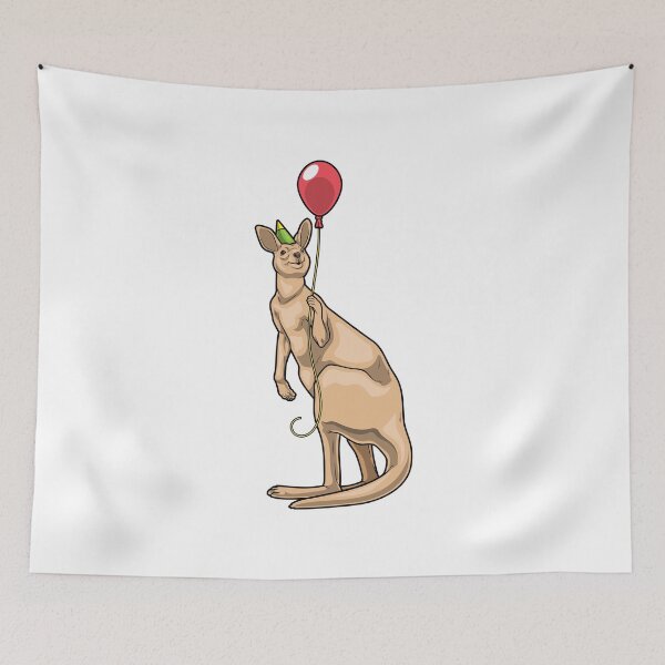 Item preview, Kangaroo Birthday Balloon designed and sold by Snabdesign84.