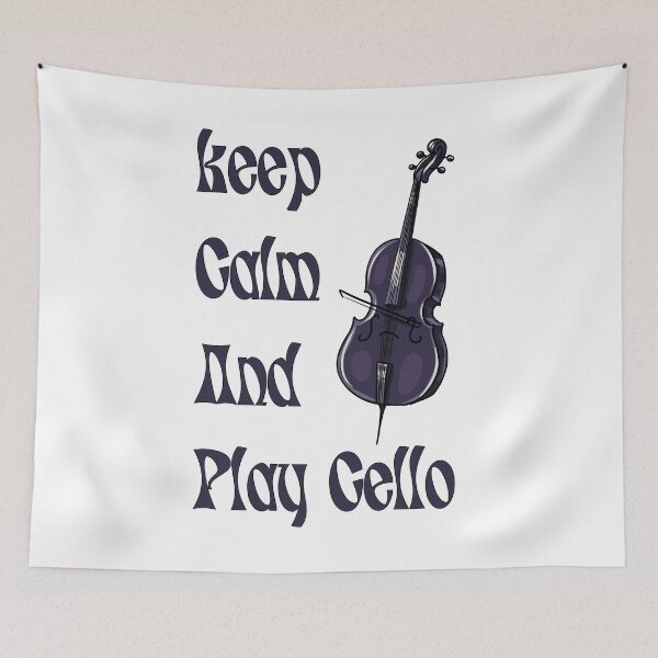 Item preview, Keep Calm and Play Cello musician gift designed and sold by SlocifieShop.
