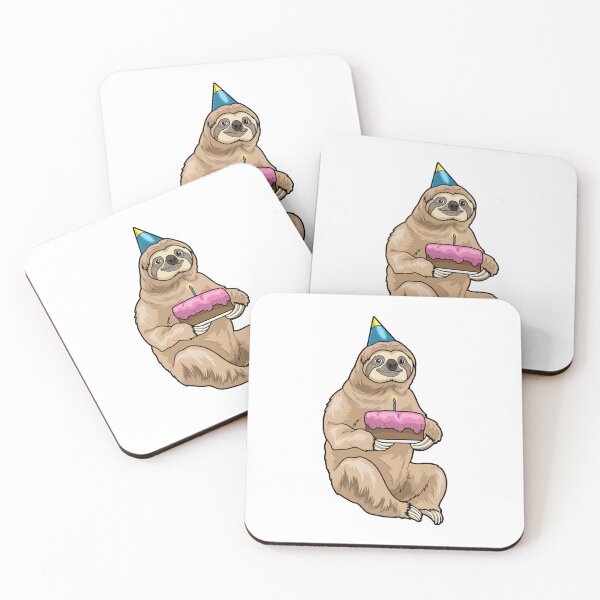 Item preview, Sloth Birthday Cake designed and sold by Snabdesign84.