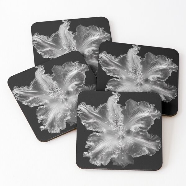 Item preview, Monochrome Putiputi - Glass Orchid designed and sold by Ruru Digital .