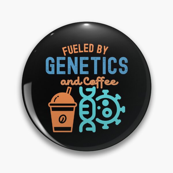 Item preview, Fueled by Genetics and Coffee. Genetics Activities designed and sold by Moedex.