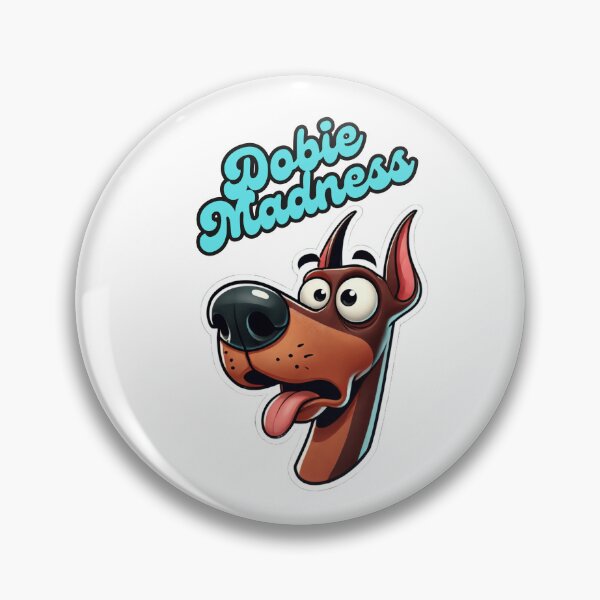 Item preview, Dobie Madness Funny Cartoon Dobermann Dog designed and sold by LovingPresence.