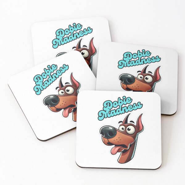 Item preview, Dobie Madness Funny Cartoon Dobermann Dog designed and sold by LovingPresence.