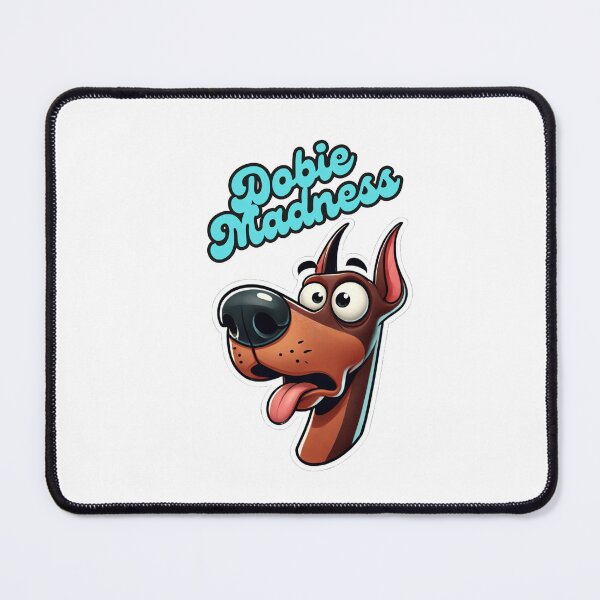 Item preview, Dobie Madness Funny Cartoon Dobermann Dog designed and sold by LovingPresence.
