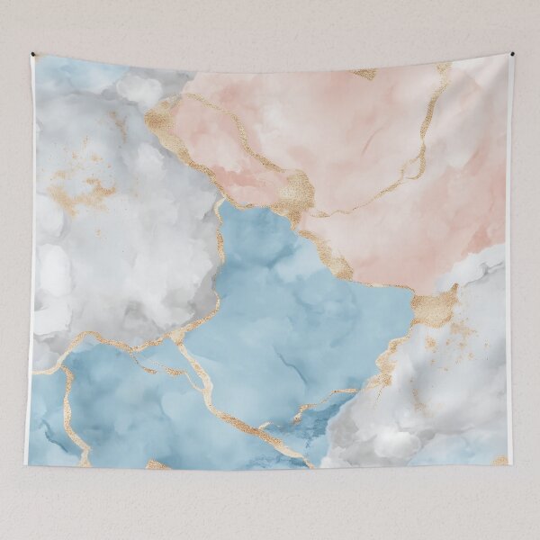 Item preview, Pastel Marble Texture With Gold Accents designed and sold by GoldenTealArts.