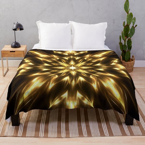 Item preview, Radiant Golden Star With Symmetrical Glow designed and sold by GoldenTealArts.