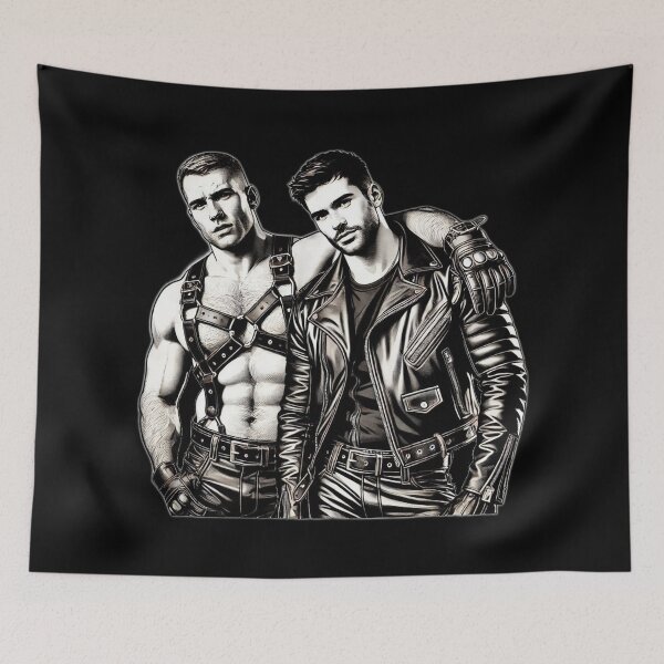 Artikelvorschau, Gay Leather Brasilianische Daddies Leder Pride Grafikdesign entworfen und verkauft von ItsAKinkThing.