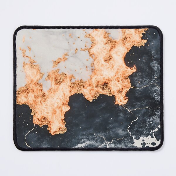 Item preview, Golden Flame Marble Texture Artwork designed and sold by GoldenTealArts.