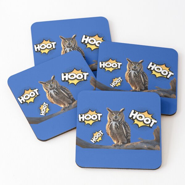 Item preview, owl bird,HOOT,HOOT..... designed and sold by SportThreadz.